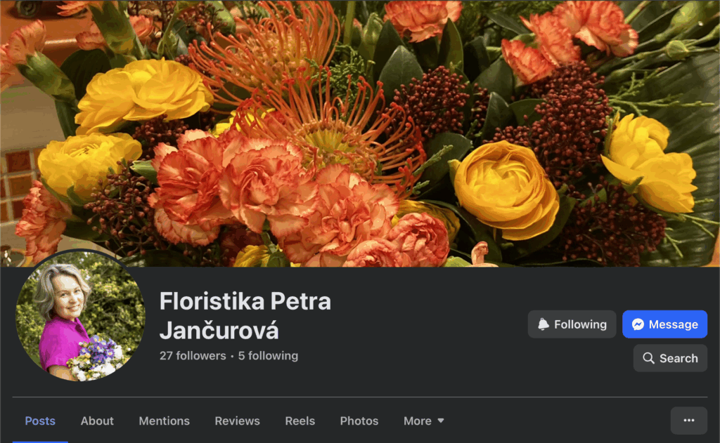 facebook floristika